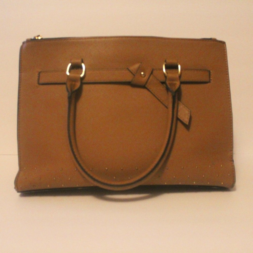 Neiman Marcus Faux Leather Tote Handbag